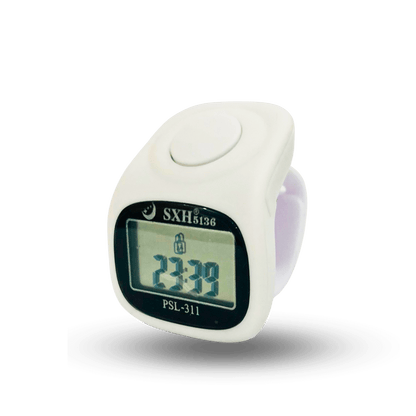 Lock Screen Digital Ring Tasbeeh Multi Functional Tasbeeh with 8 channels
